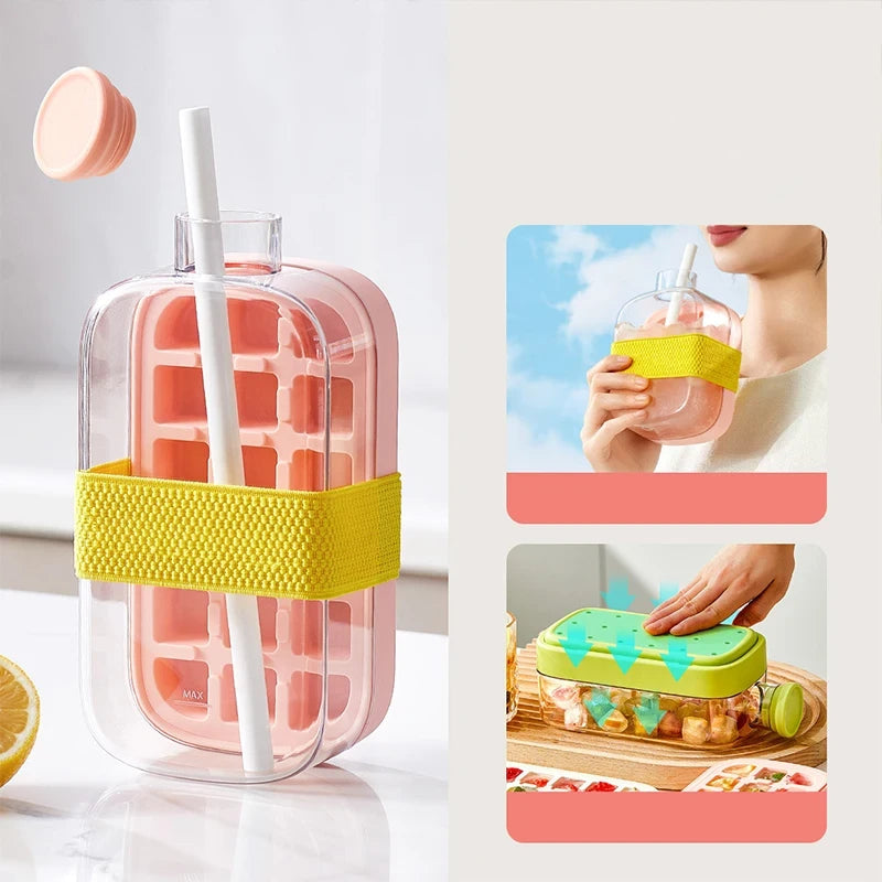 Portable Silicone Ice Bottle