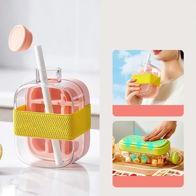 Portable Silicone Ice Bottle